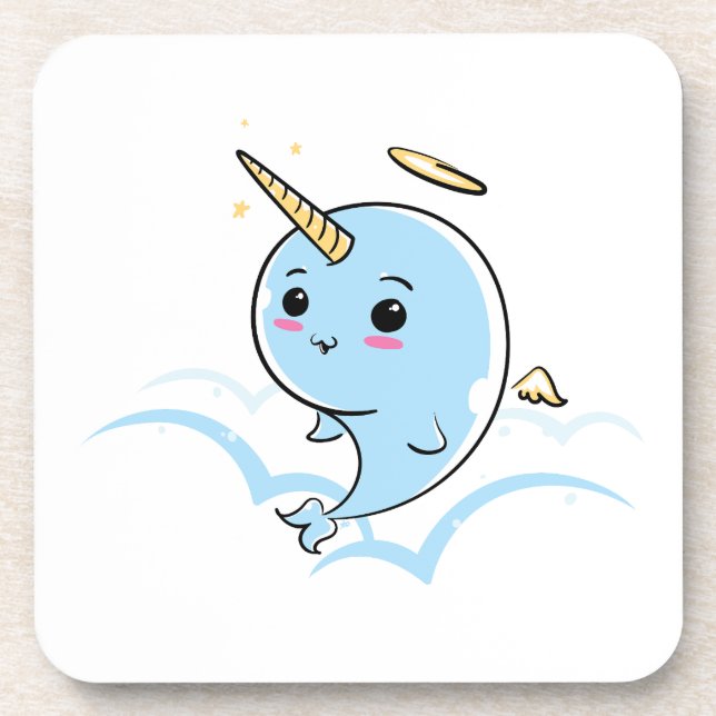 Porta-copo Narwhal Angel Cutie (Frente)