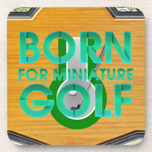 PORTA-COPO NASCIDO PARA JOGAR MINIGOLFE