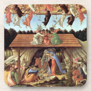 Porta-copo Nascimento do Cristo por Botticelli, Natal Nativid