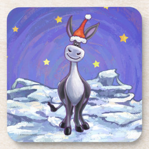Porta-copo Natal de Donkey