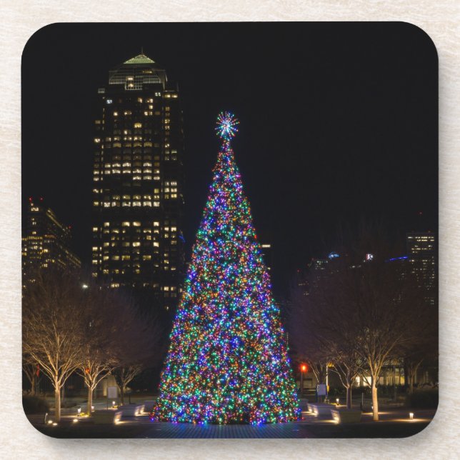 Porta-copo Natal Em Dallas Centro (Frente)