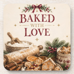 Porta-copo Natal europeu elegante, Padaria de Biscoitos de Ge