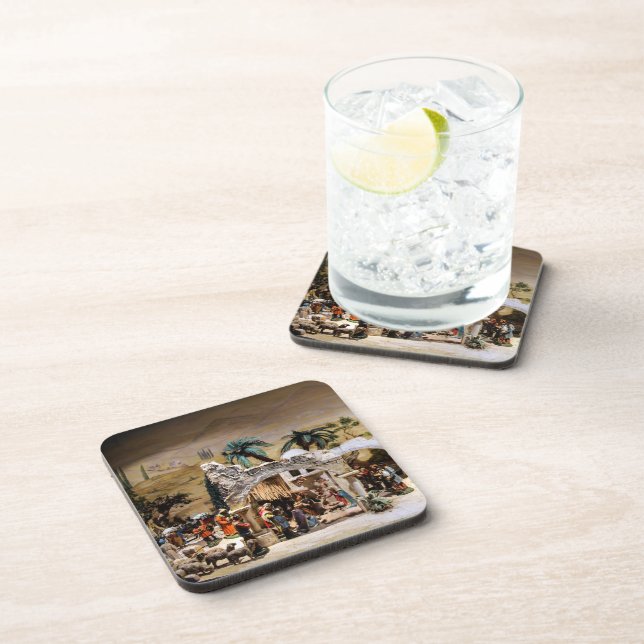 Porta-copo Natividade Cena de Natal (Lado Direito)