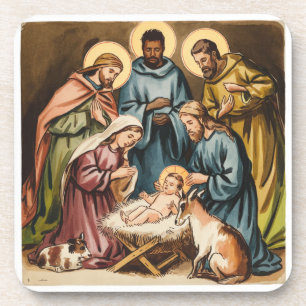 Porta-copo Natividade nascimento de Jesus