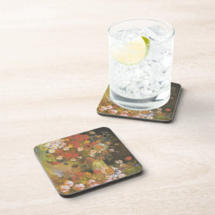 Porta-copo Natureza-morta Floral de Van Gogh Papoulas Vermelh