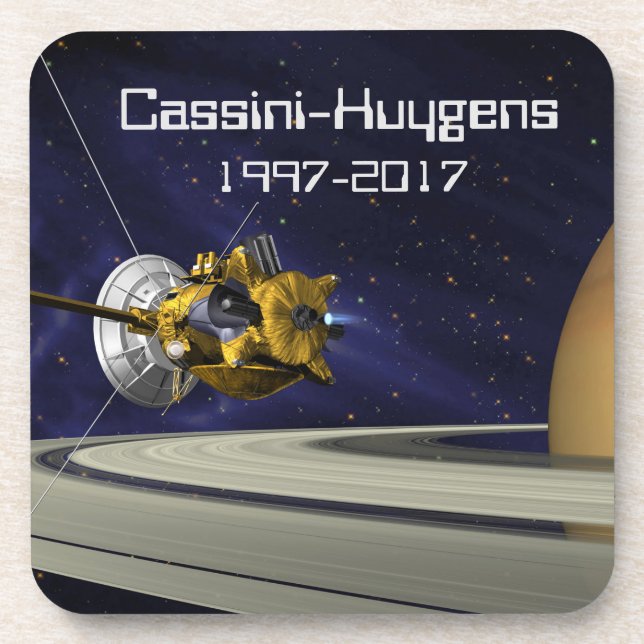 Porta-copo nave espacial Cassini Huygens Saturn (Frente)