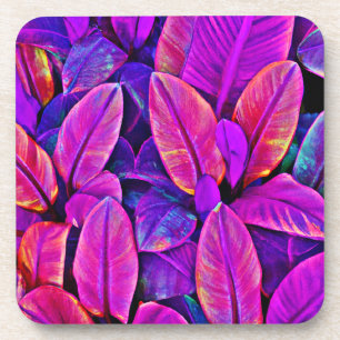 Porta-copo Neon Elegance Vivid Leaf Radiance