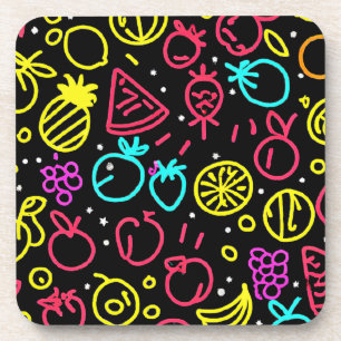 Porta-copo Neon Fruta Extravaganza