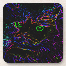 Porta-copo Neon Glow Cat