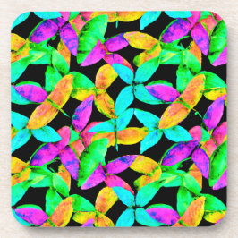 Porta-copo Neonscape Leaf Pattern