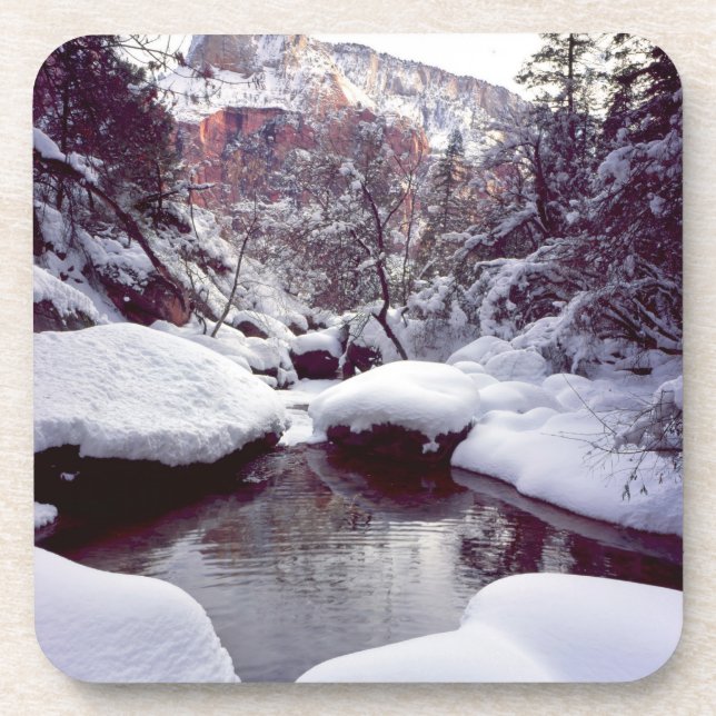 Porta-copo Neve profunda nos Middle Emerald Pools (Frente)