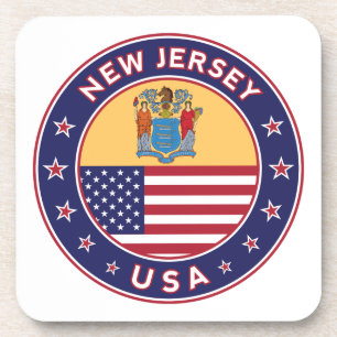 Porta-copo New Jersey, adesivo de Nova Jersey, capa de telefo