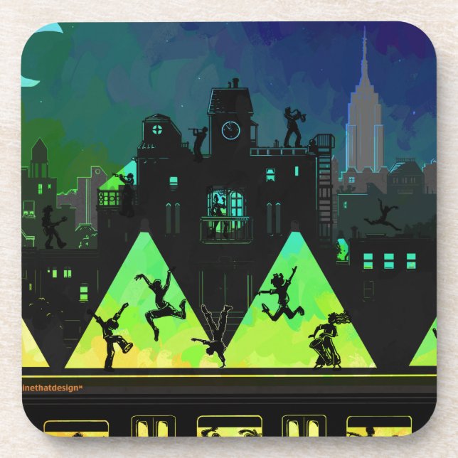 Porta-copo New York Boogie Nights (Frente)