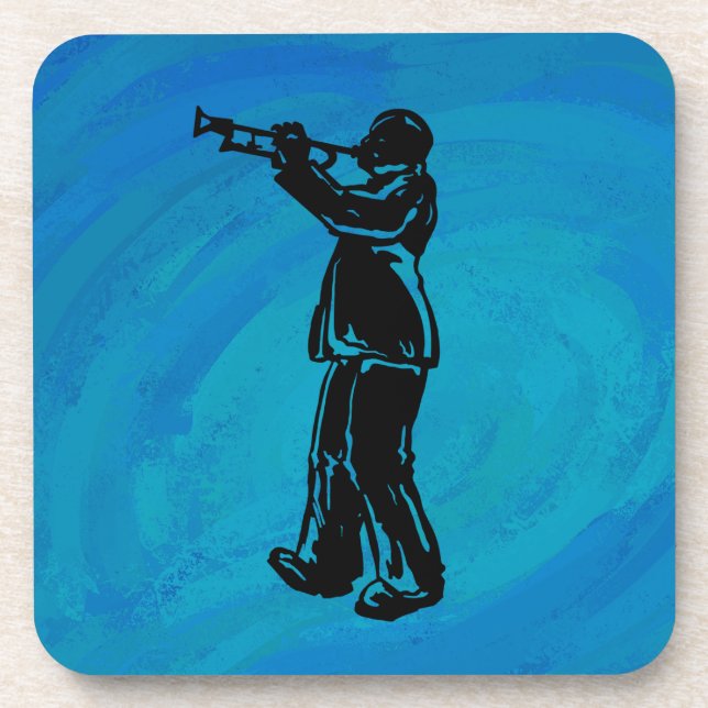 Porta-copo New York Boogie Nights Trumpet Blue (Frente)