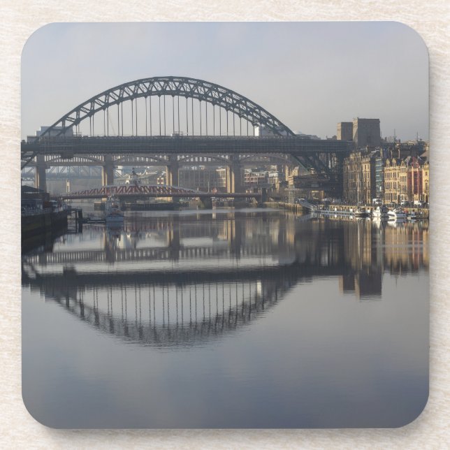 Porta-copo Newcastle Quayside & a Ponte do Tyne (Frente)