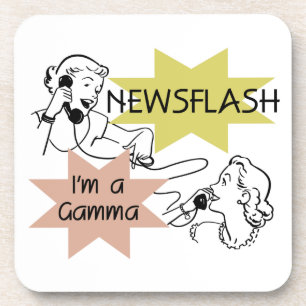 Porta-copo Newsflash Sou um Gamma Gifts