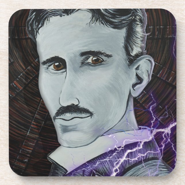 Porta-copo Nikola Tesla (Frente)