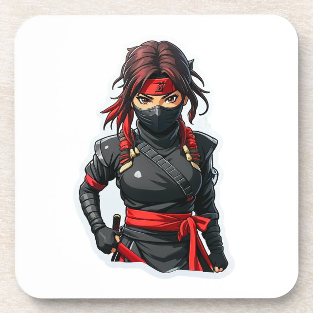 Porta-copo Ninja Girl (Frente)