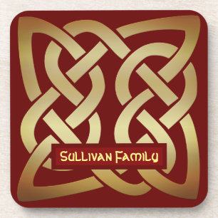 Porta-copo Nó Celular de Tom de Bronze