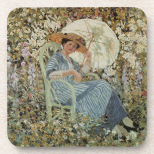 Porta-copo No Jardim, Giverny de Frederick Frieseke