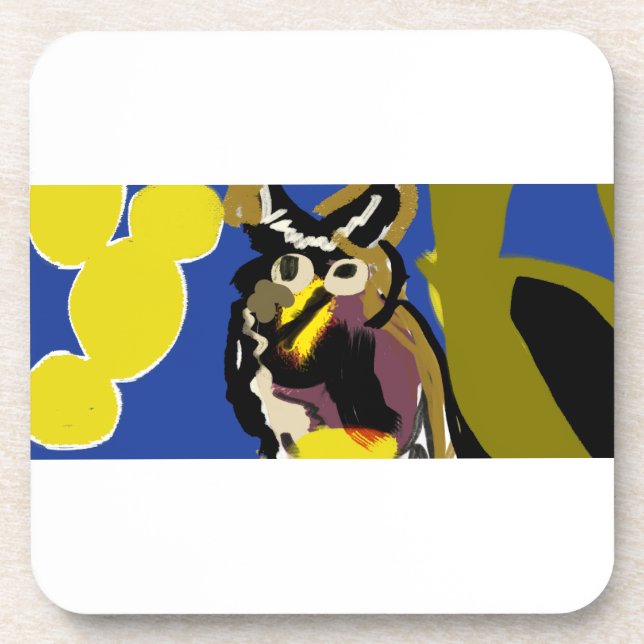 Porta-copo Noite de outono de Owl (Frente)