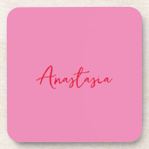 Nome da caligrafia profissional rosa personalizado