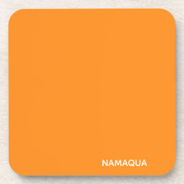 Porta-copo Nome da cor laranja Namaqua