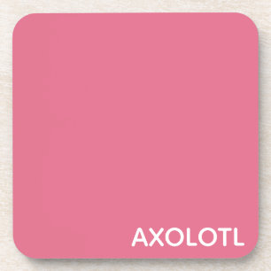 Porta-copo Nome da cor rosa Axolotl