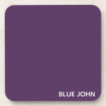Porta-copo Nome de cor azul John púrpura<br><div class="desc">Nome de cor azul John púrpura</div>