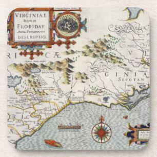 Porta-copo North Carolina, intitulado 'artigo de Virginiae e