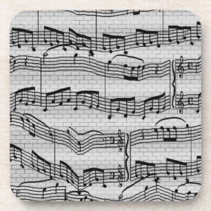 Porta-copo Notas de Música