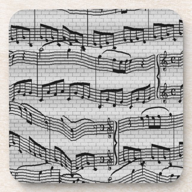 Porta-copo Notas de Música (Frente)