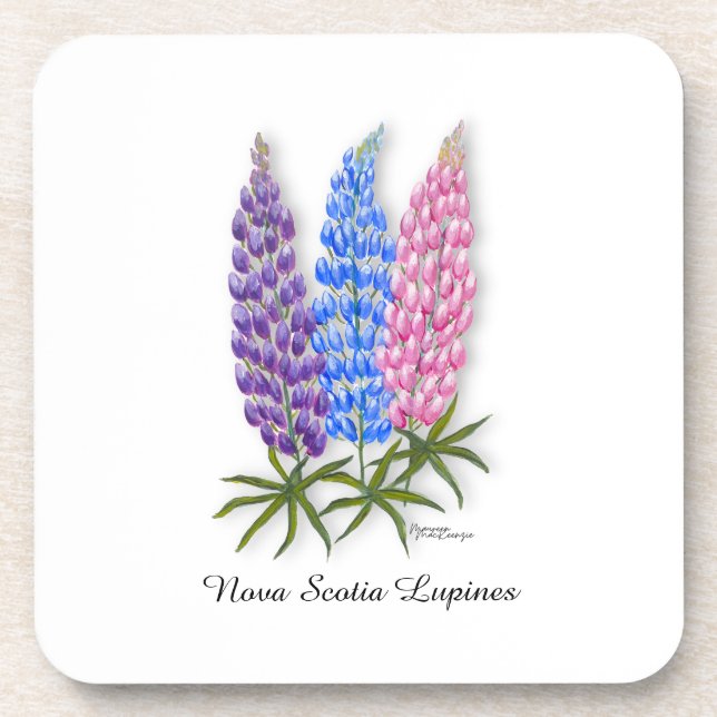 Porta-copo Nova Scotia Lupines (Frente)
