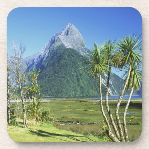 Porta-copo Nova Zelândia, Ilha do Sul, Miter Peak,