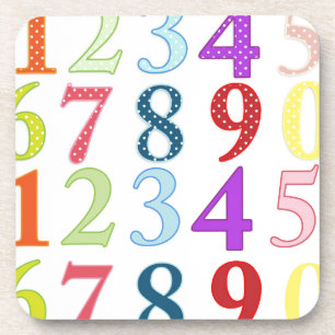 Porta-copo Numerais