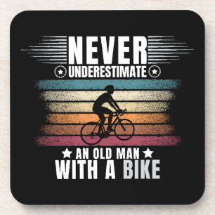 Porta-copo Nunca Subestime um Homem Velho numa Bicicleta