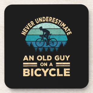 Porta-copo Nunca Subestime Uma Cara Velha Numa Bicicleta Engr