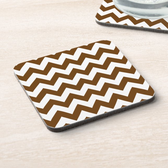 Porta-copo Nutmeg Neutral Chevron (Left Side)