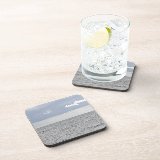 Porta-copo Nuvens bonito e marítimas (Lado Direito)