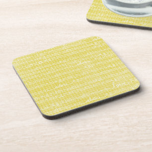 Porta-copo O amor amarelo exprime bebidas frias quentes das