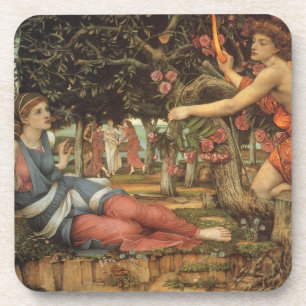 Porta-copo O Amor e a Donzela por John Stanhope
