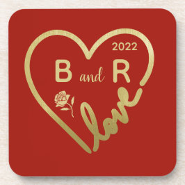 Porta-copo O amor é a resposta para o dia do Namorados