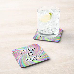 Porta-copo O Amor É O Orgulho Da Coaster