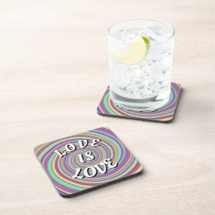 Porta-copo O Amor É O Orgulho Da Coaster
