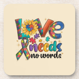 Porta-copo O Amor Não Precisa De Palavras - Consciência Autis