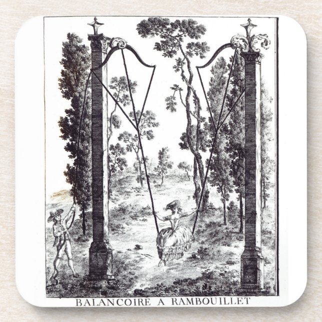Porta-copo O balanço do jardim em Rambouillet, 'do DES dos (Frente)