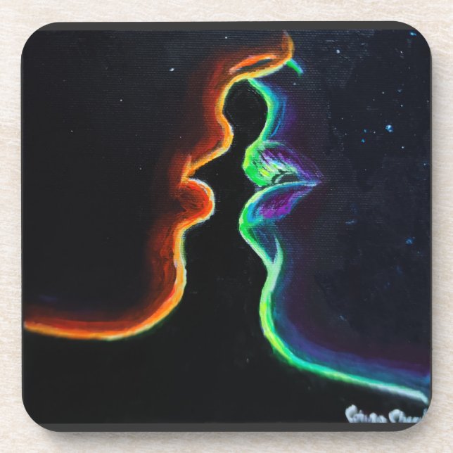 Porta-copo O beijo (Frente)