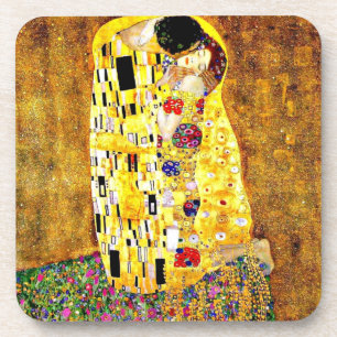 Porta-copo O Beijo de Gustav Klimt