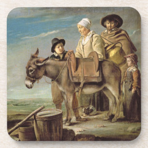 Porta-copo O burro (óleo em canvas)
