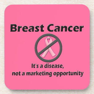 Porta-copo O Cancer da mama é a oportunidade de não-Marketi